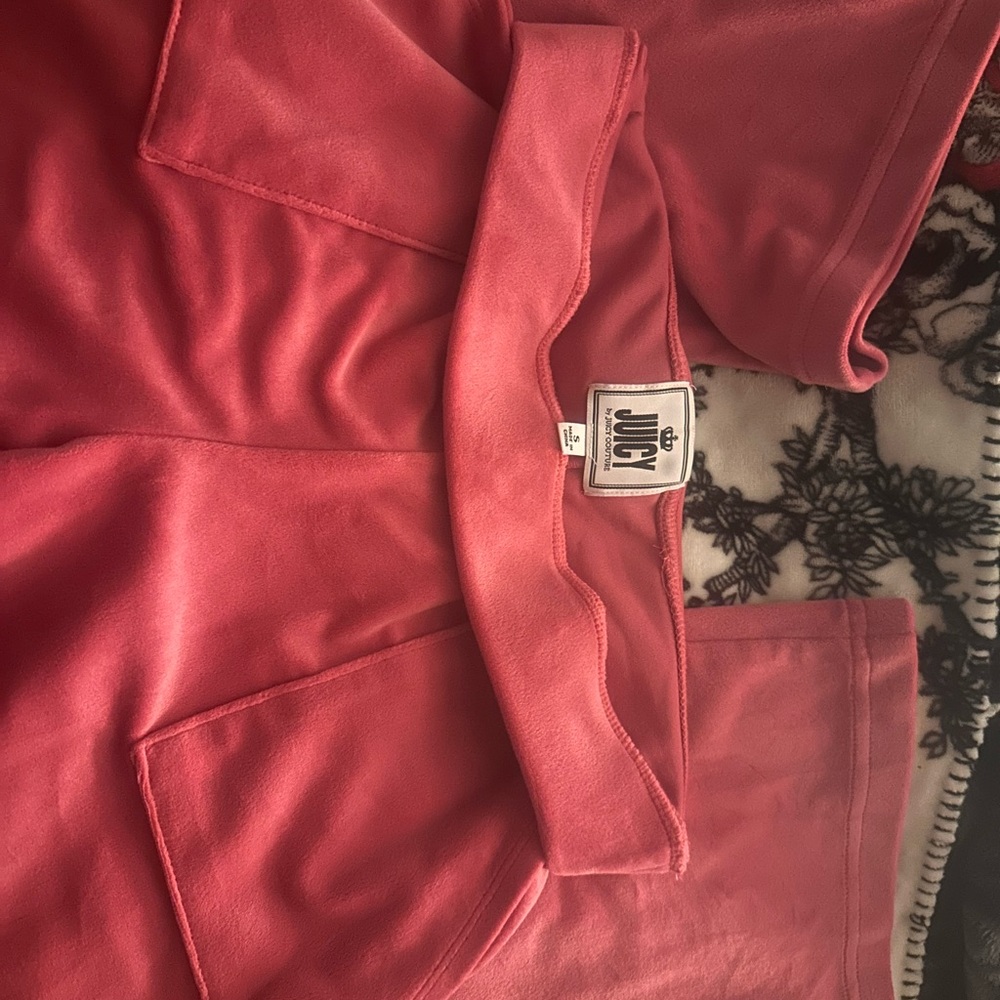 Juicy Couture Coral Velour Trousers